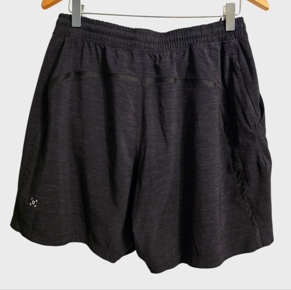 Lululemon Pace Breaker Short Mens Large Black Linerless Running LM7ABOS Athletic - Picture 5 of 9